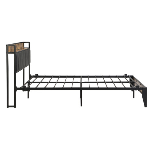 Frances Bed Frame with Outlets & USB Ports