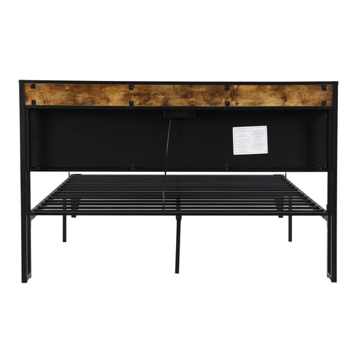 Frances Bed Frame with Outlets & USB Ports