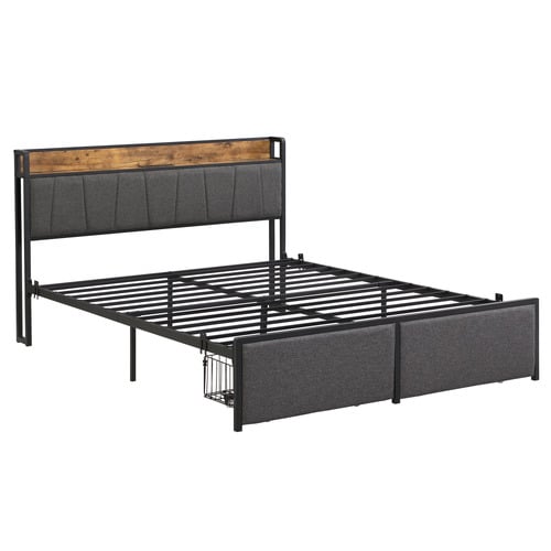 Barrett Bed Frame with Outlets & USB Ports