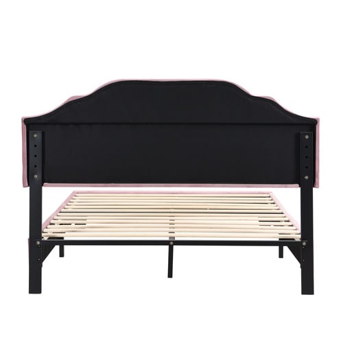 Vera Button Tufted Velvet Bed Frame