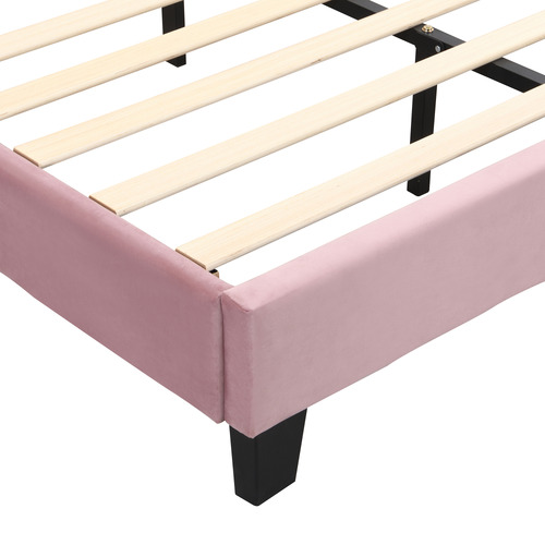 Vera Button Tufted Velvet Bed Frame