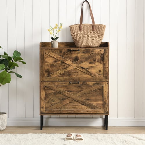 Sion 2 Flip Drawer Shoe Storage Cabinet