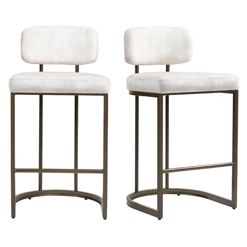 81cm Ricano Velvet Barstools