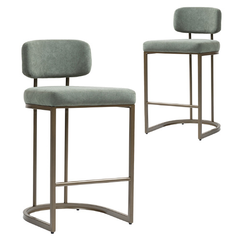 81cm Ricano Velvet Barstools