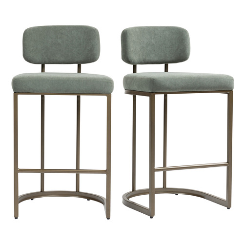 81cm Ricano Velvet Barstools