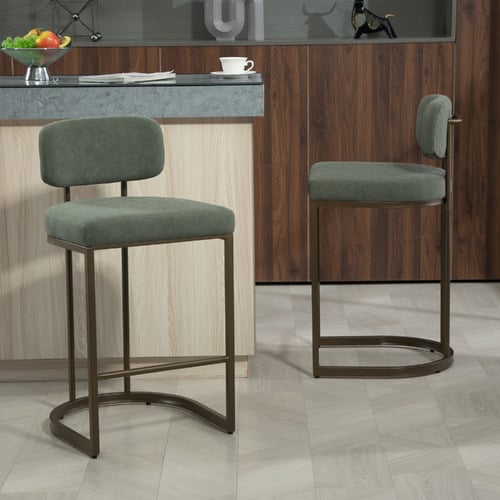 81cm Ricano Velvet Barstools