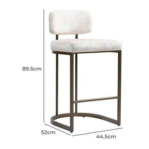 81cm Ricano Velvet Barstools