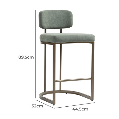 81cm Ricano Velvet Barstools