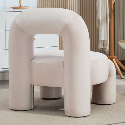 Samir Velvet Accent Chair