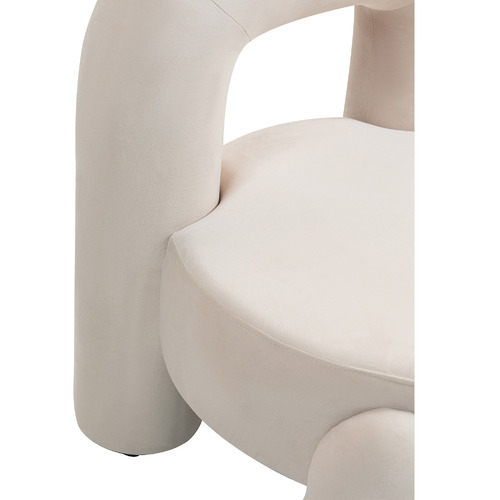 Samir Velvet Accent Chair