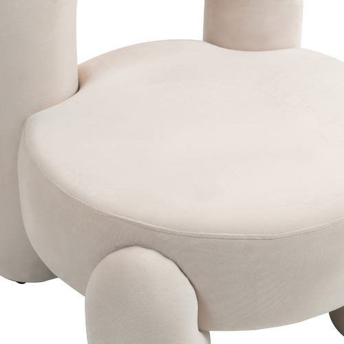 Samir Velvet Accent Chair