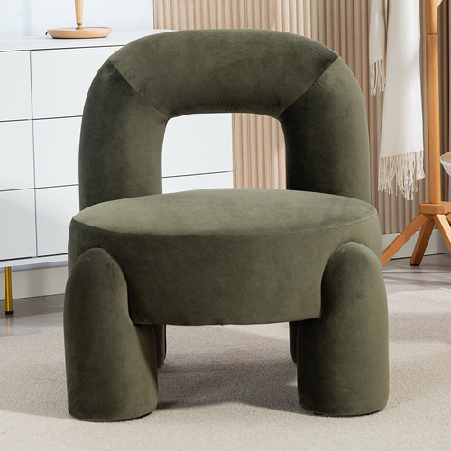 Samir Velvet Accent Chair