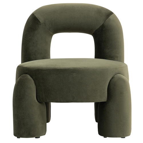 Samir Velvet Accent Chair