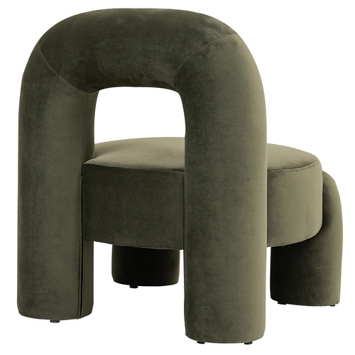 Samir Velvet Accent Chair