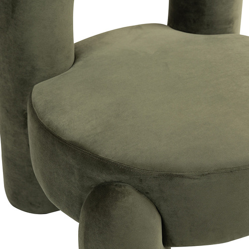 Samir Velvet Accent Chair