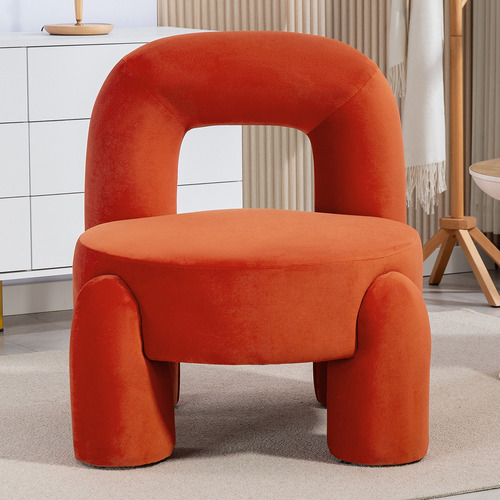 Samir Velvet Accent Chair