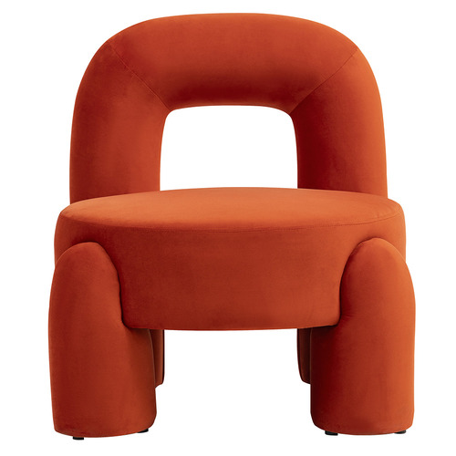 Samir Velvet Accent Chair