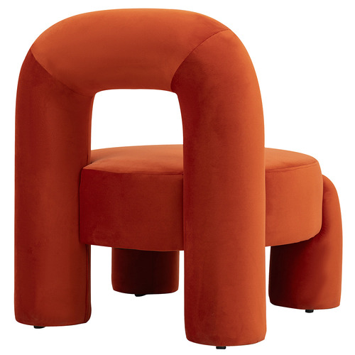 Samir Velvet Accent Chair