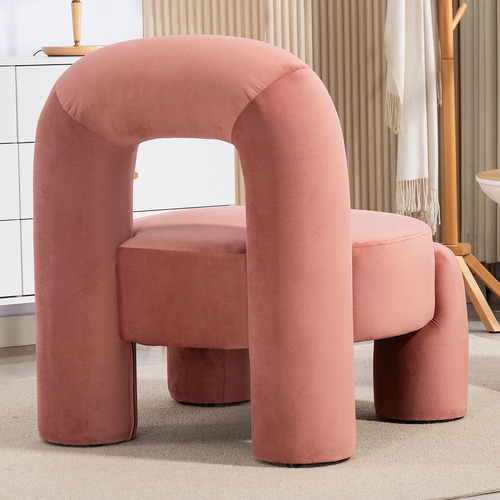 Samir Velvet Accent Chair