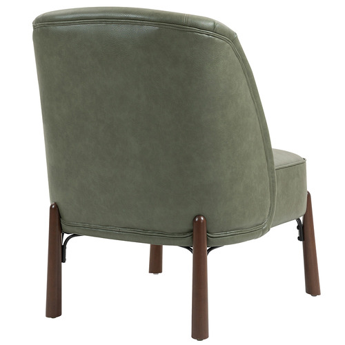 Case PU Leather Accent Chair