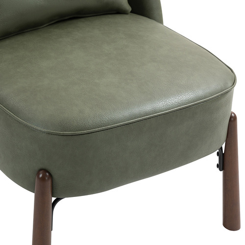 Case PU Leather Accent Chair