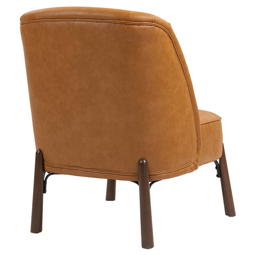 Case PU Leather Accent Chair
