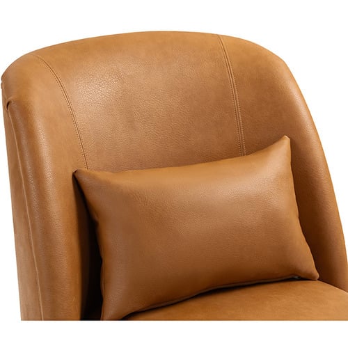 Case PU Leather Accent Chair
