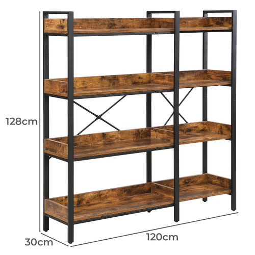Ledger 4 Tier Shelving Unit