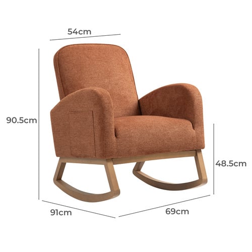 Aria Upholstered Rocking Chair