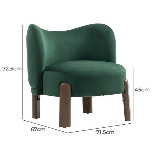 Orion Velvet  Accent Chair