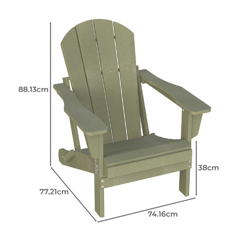 Ehommate Outdoor Adirondack Chair