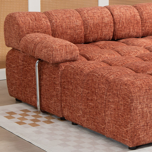 Clemens 3 Seater Modular Sofa with Ottoman