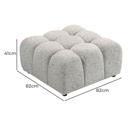 Clemens 3 Seater Modular Sofa with Ottoman