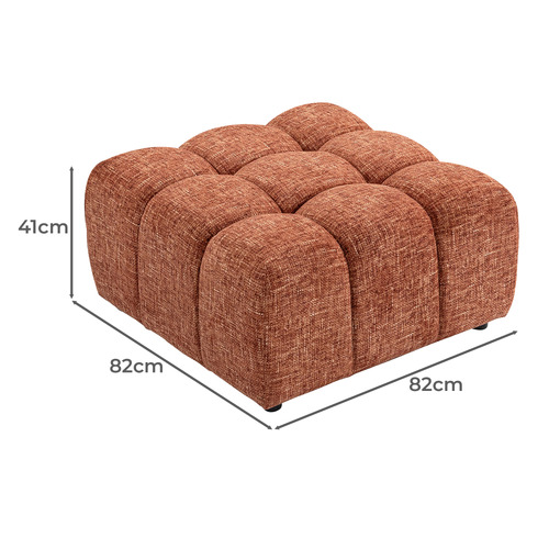 Clemens 3 Seater Modular Sofa with Ottoman