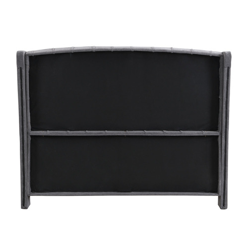Conall Button Tufted Chenille Bed Frame