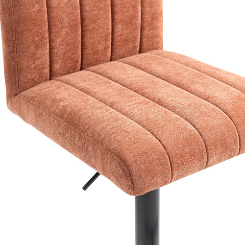 Treasa Chenille Adjustable Bar Stools