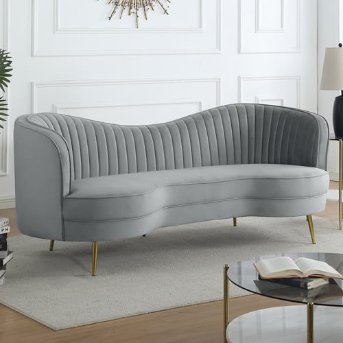 Atasha 3 Seater Velvet Sofa