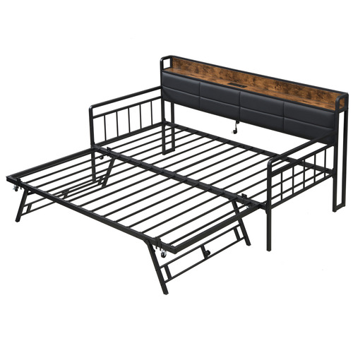 Harper Daybed with Trundle & Charging Station