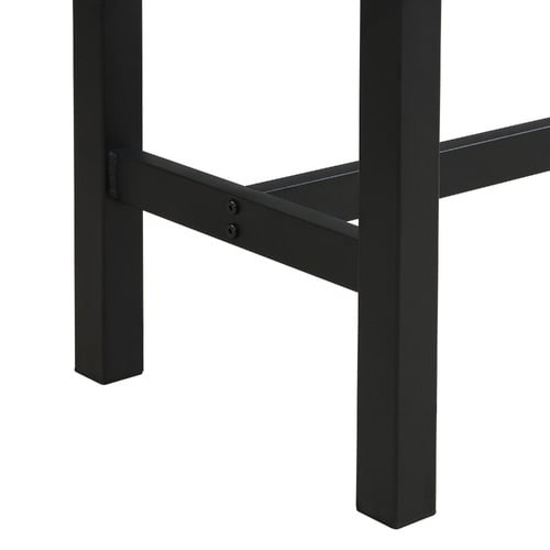 2 Seater Anslie Bar Table with Charging Station & Stool Set