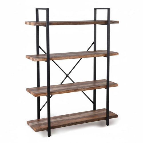 Keanna Industrial 4 Tier Shelving Unit