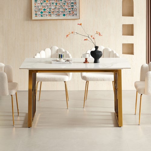 Berryl Sintered Stone Dining Table