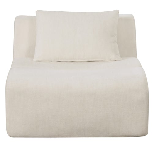Claire 3 Seater Armless Modular Sofa with Ottoman