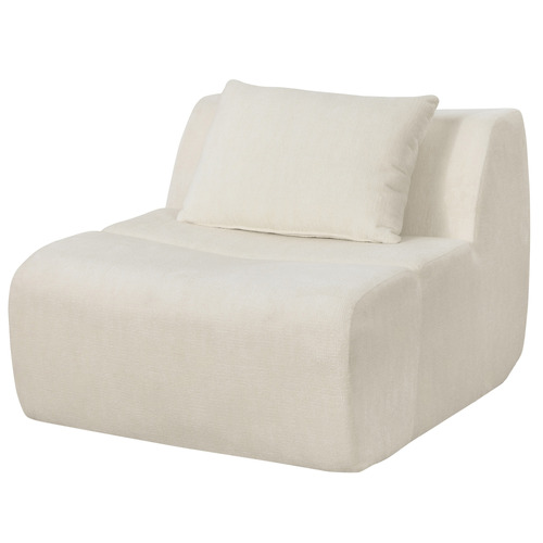 Claire 3 Seater Linen Modular Sofa & Ottoman Set