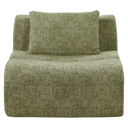 Claire 3 Seater Armless Modular Sofa with Ottoman
