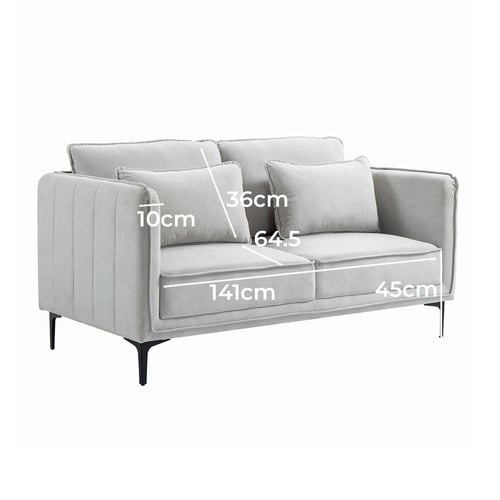 Claudia 2 Seater Upholstered Sofa