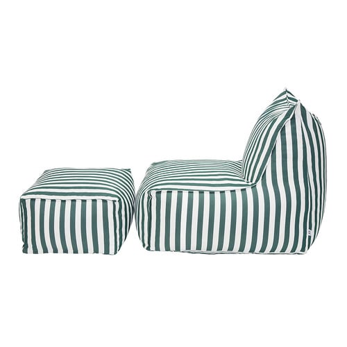 Asher Outdoor Lounge Chair & Ottoman Set