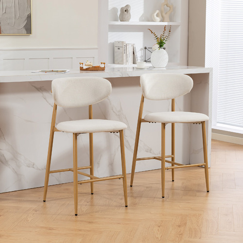 66cm Victor Upholstered Bar Stools