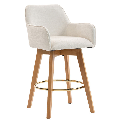 66cm Klien Upholstered Swivel Counter Stools