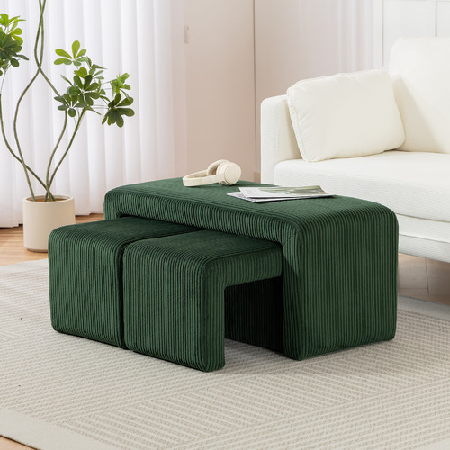 3-Piece-Opher-Corduroy-Ottoman-Bench-and-Footstool-Set