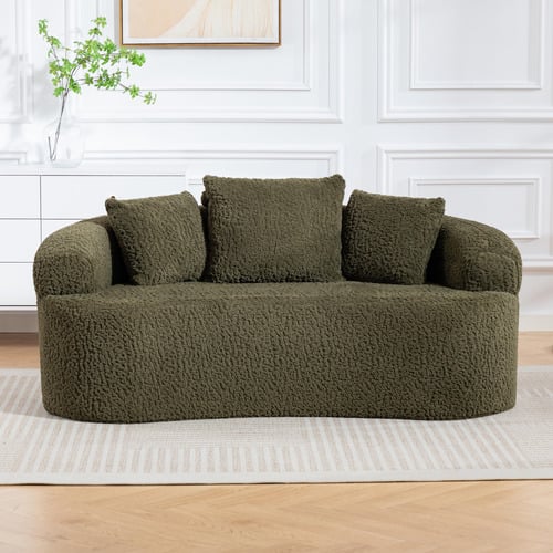 Huxley Curved 2 Seater Upholstered Sofa